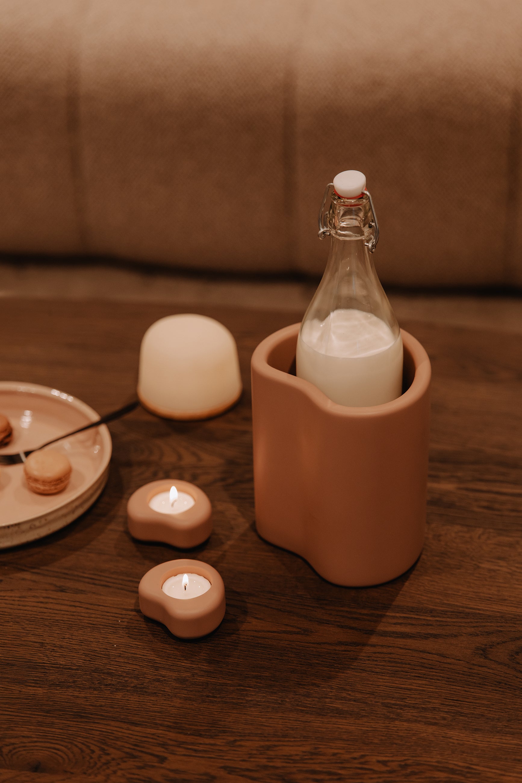 Fondant Wine cooler | MOCHA | H 18 x 12.5 x 15 cm