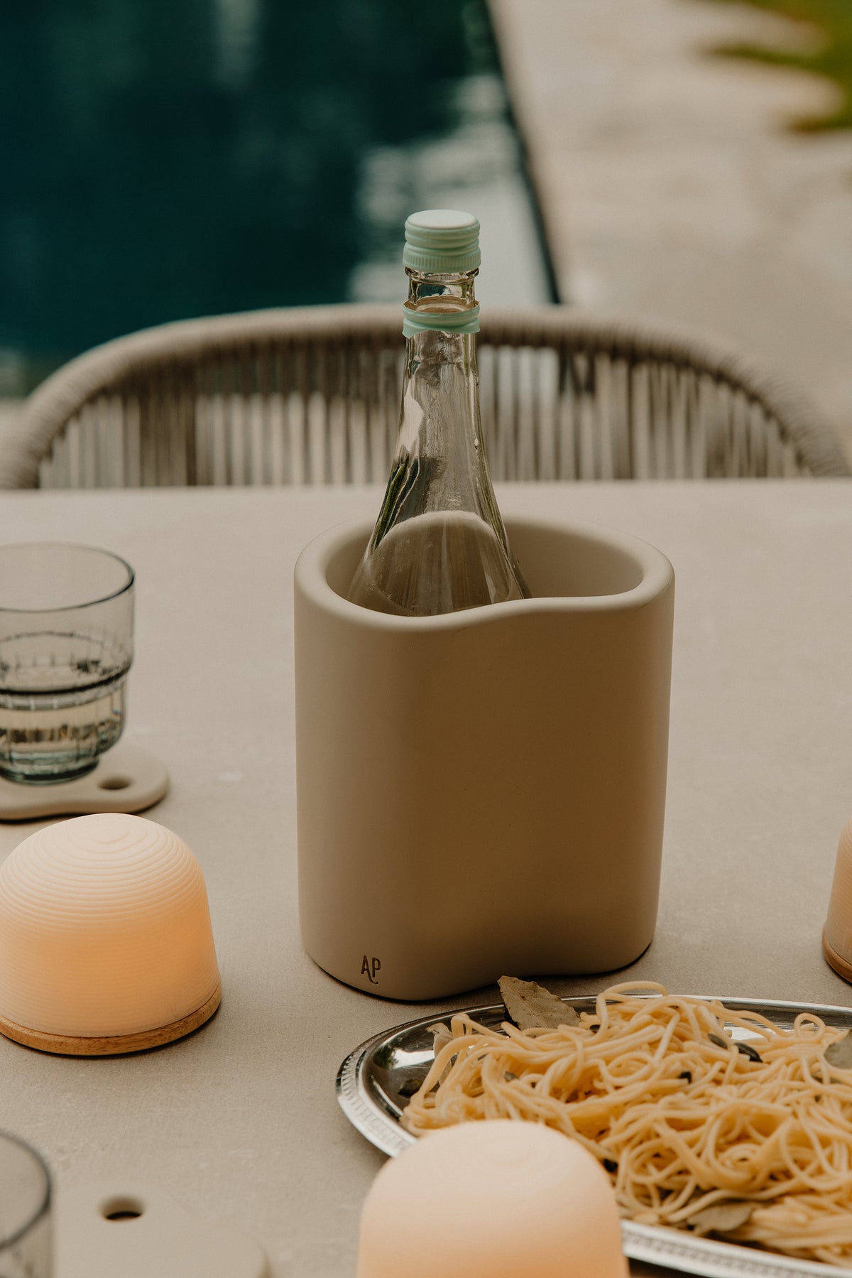 Fondant Wine cooler | ZAND | H 18 x12,5 x 15  cm