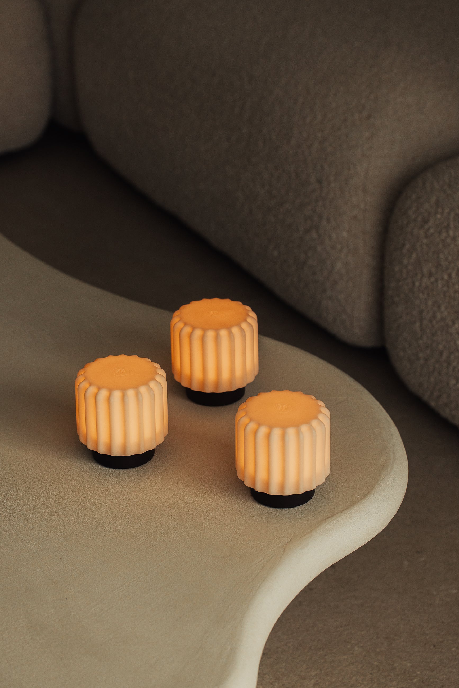 Dentelles 9 Lights Multi Kelvin Recycled EARTH Set/3 | 9 cm x Ø 9 cm.