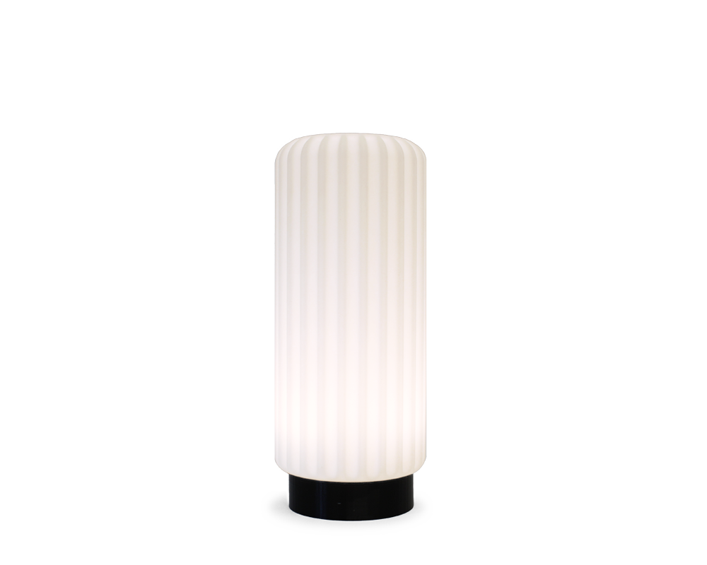 Dentelles 29 light USB recharge BLACK base | 29.5 cm x Ø 12 cm