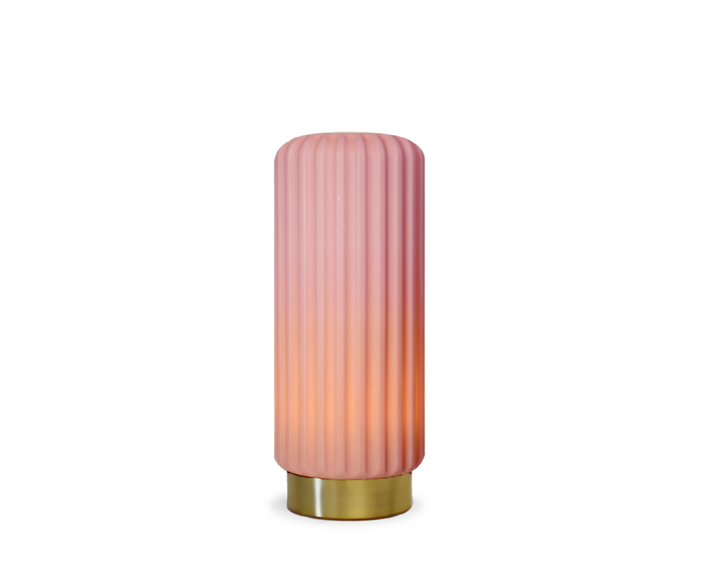 Dentelles 29 Light USB Rechargeable STRAWBERRY/GOLD | 29.5 cm x Ø 12 cm