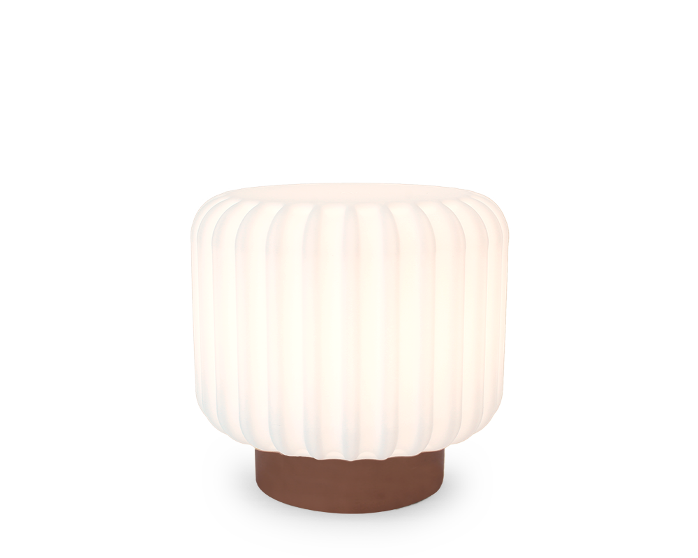 Lace Wide XL light USB rechargeable TERRA base | H29 cm x Ø 30.7 cm