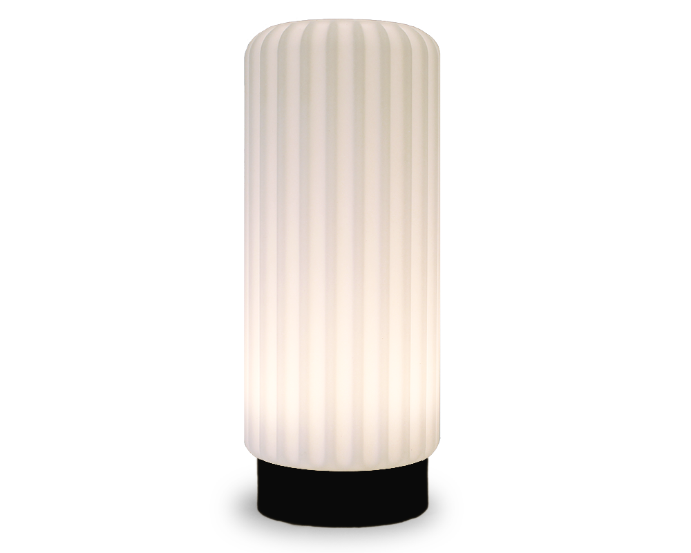 Lampe de table TALL XL rechargeable USB NOIRE | H66 cm x Ø 27 cm