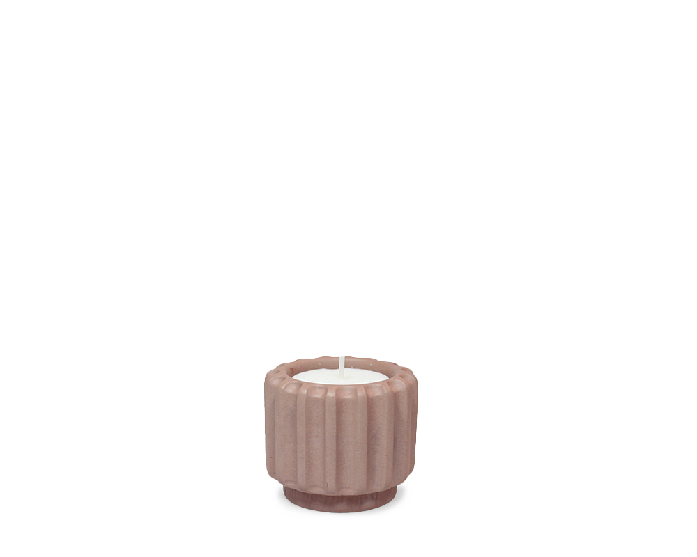 Dentelles T- LIGHT large | Mocha | 5 x dia 6 cm