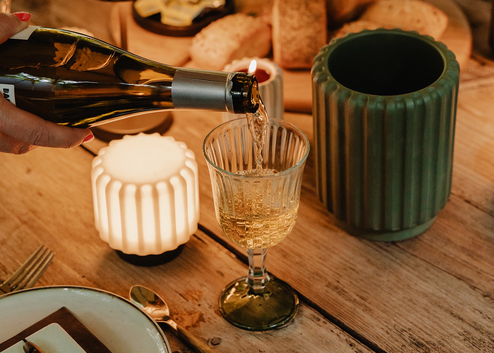 Dentelles WINE COOLER | Olive Bis | 16 x dia 12 cm