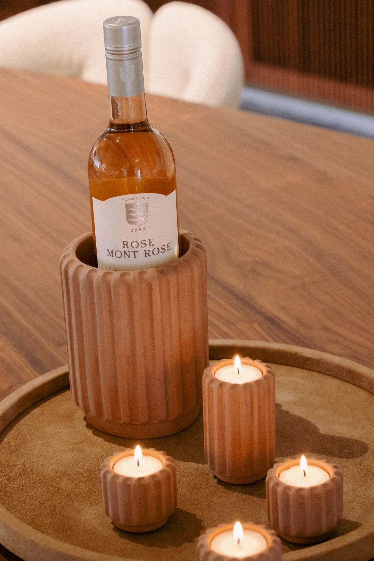 Dentelles WINE COOLER | Mocha | 16 x dia 12 cm