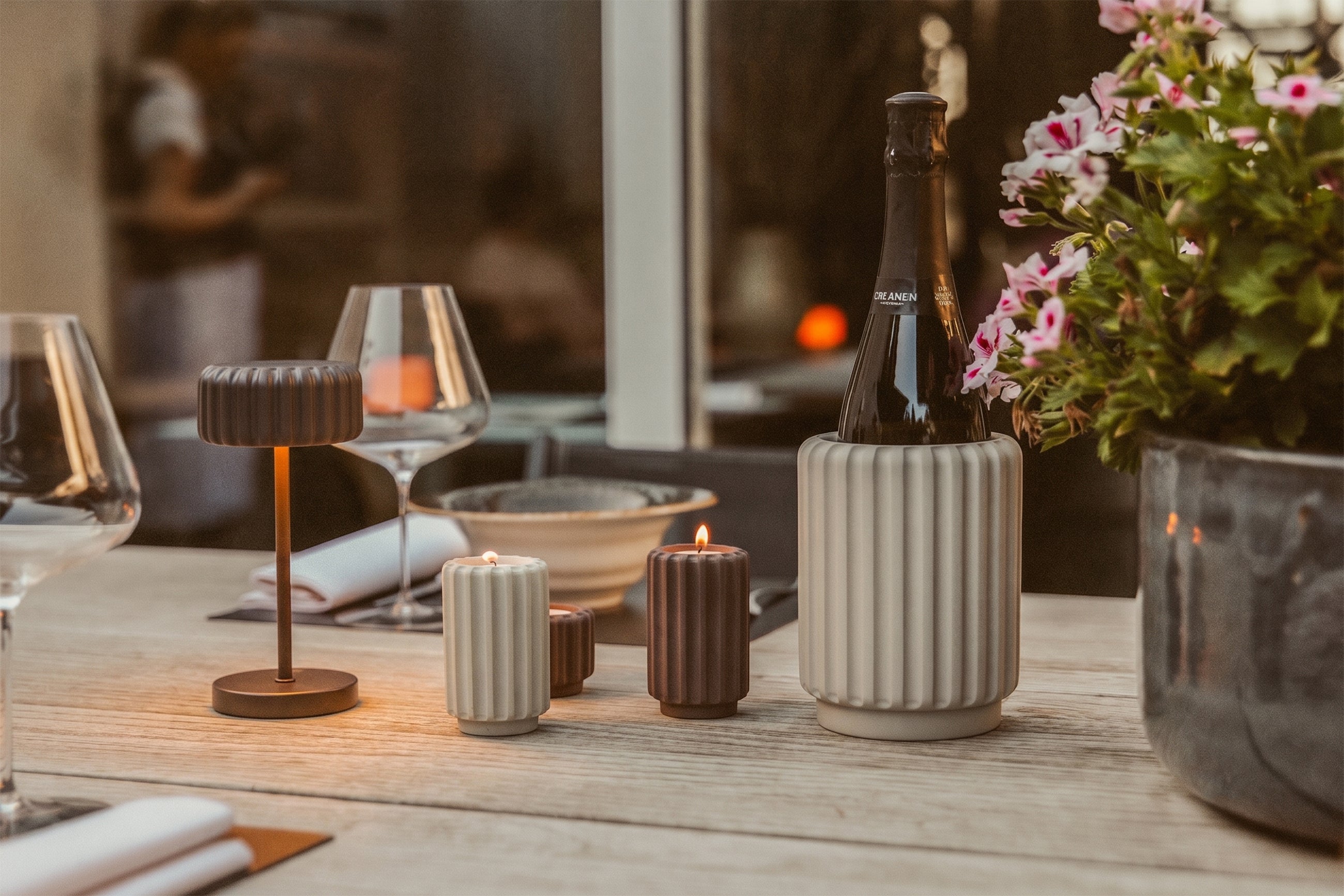 Dentelles WINE COOLER | Silk | 16 x 12 cm