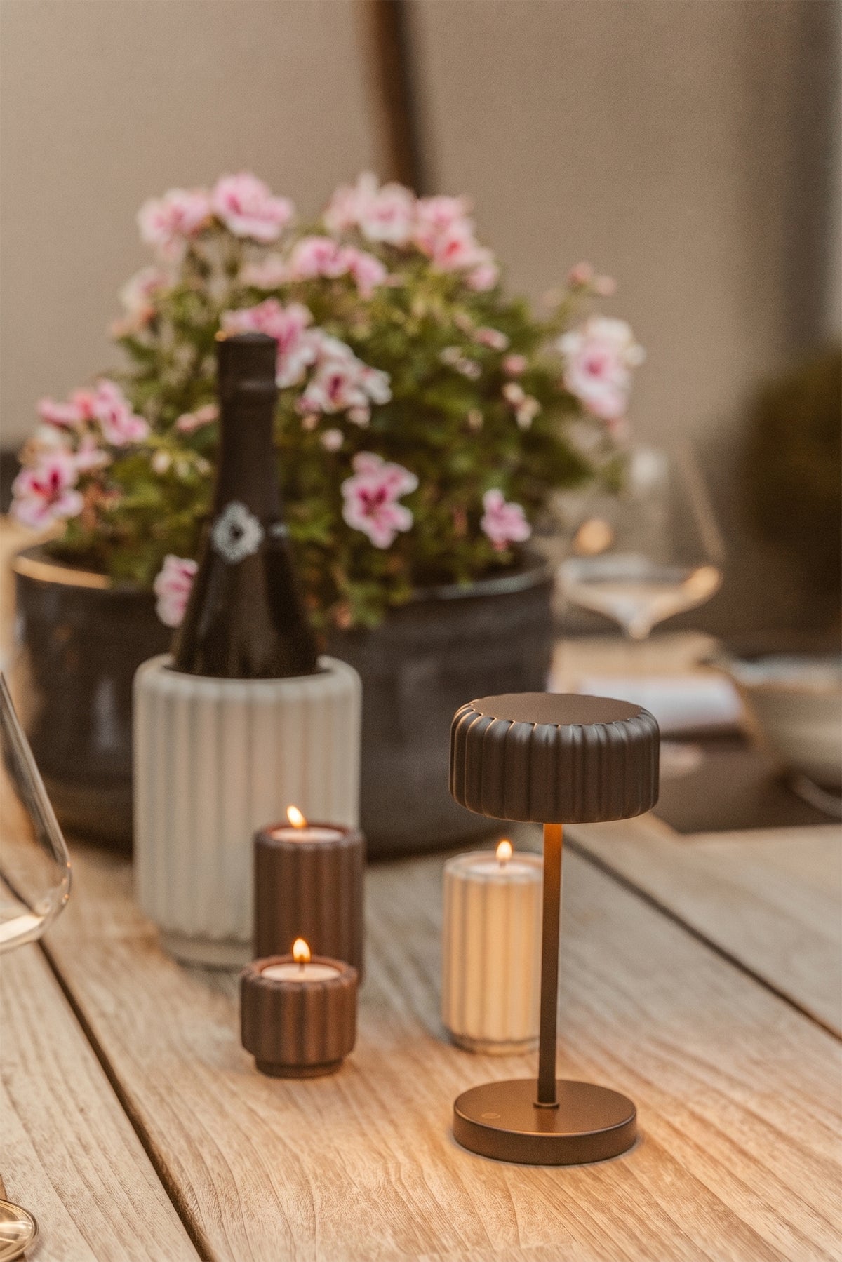 Dentelles T-LIGHT wide | Earth | 5 x dia 6 cm