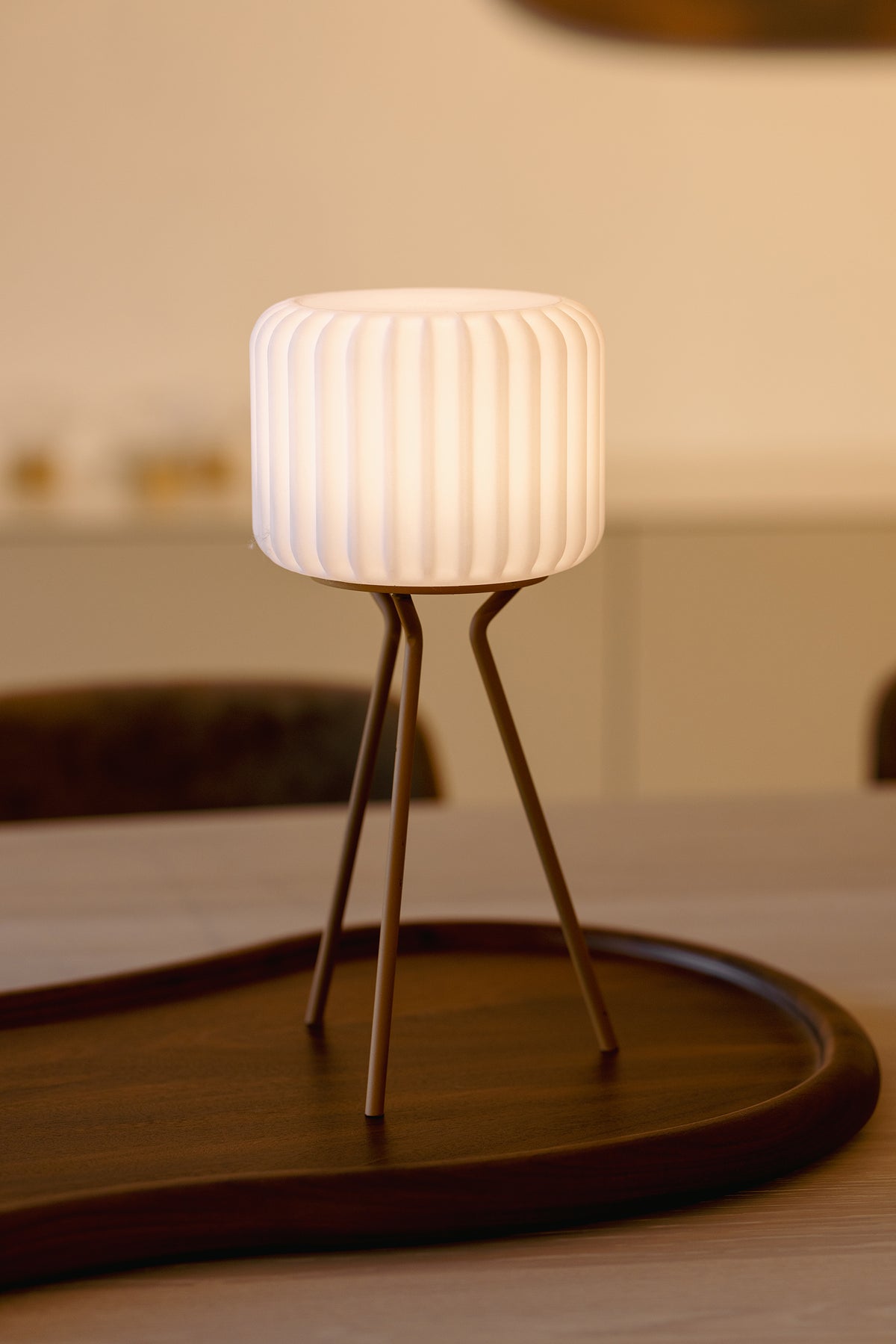 Dentelles Tripod ARGILE | 24 cm x Ø 15 cm