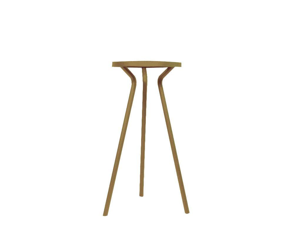 Dentelles Tripod ARGILE | 24 cm x Ø 15 cm