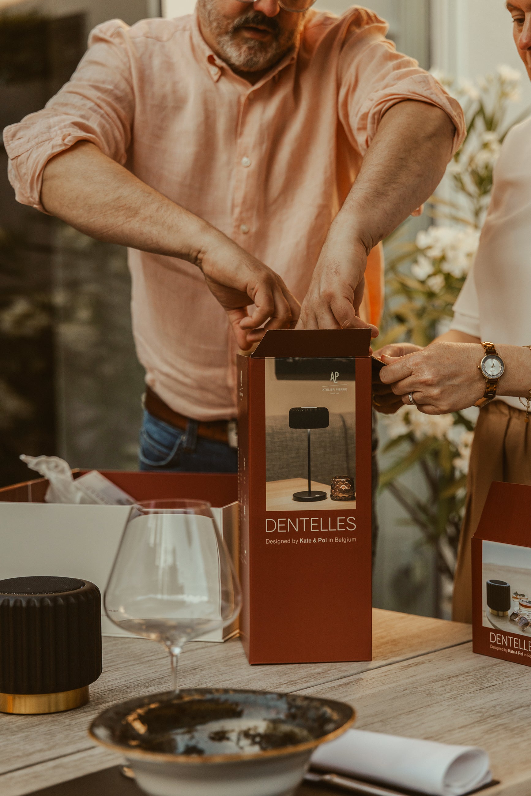 Coffret Cadeau Chill Dentelles Noir - Musique | 36,5 x 36 x H 17 cm