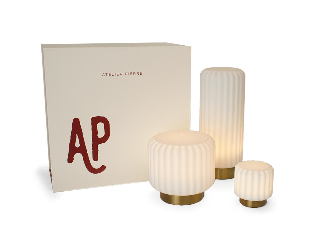 Atelier Pierre Luxe Gift Box Dentelles GOLD | 36.5 x 36 x H 17 cm