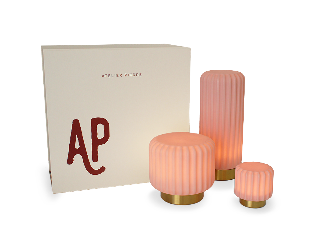 Atelier Pierre Luxe Coffret Cadeau Dentelles STRAWBERRY | 36,5 x 36 x H 17 cm