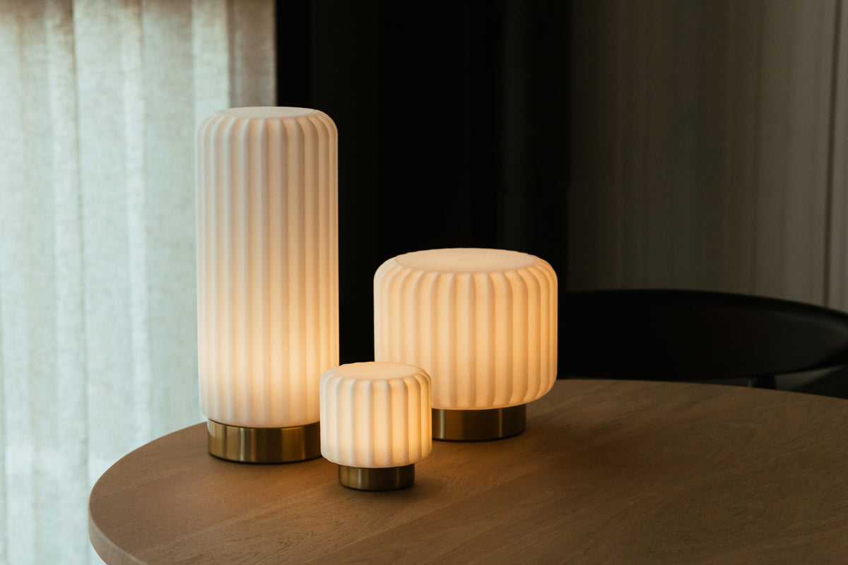 Dentelles 15 licht Multi Kelvin GOUD basis | 15 cm x Ø 16 cm