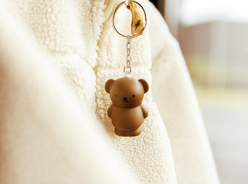 BORIS Brown KEYCHAIN | H4.5 X 3.6 X 2.8 CM