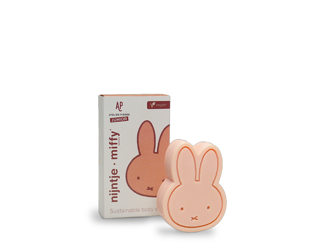 miffy POWDER Soap Bar | H7.6 x 5.5 x 2.8 cm | 78 gr | Red Berry Fragrance