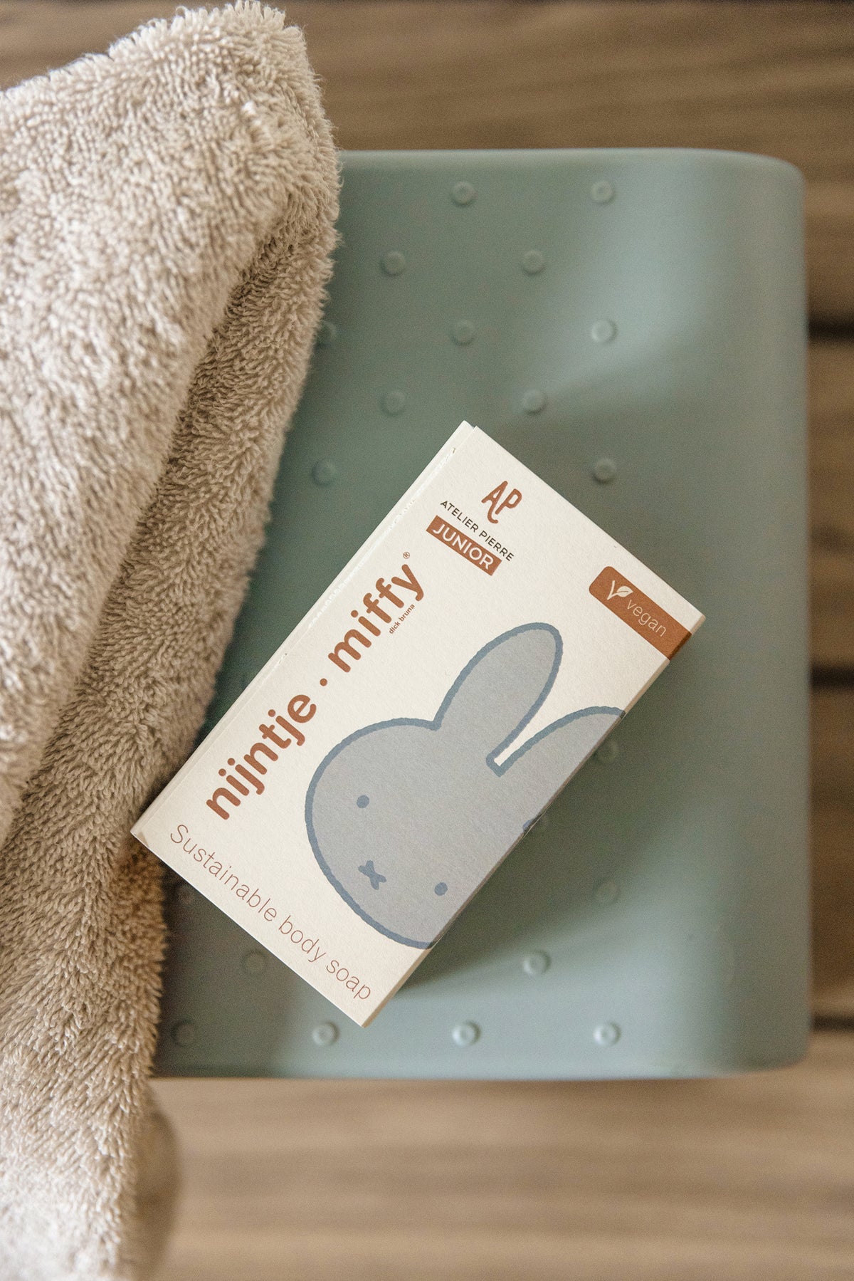 miffy SILVER BLUE Gift Box | soap + soap dish