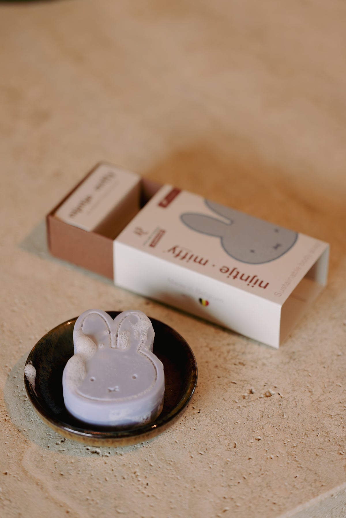 miffy SILVER BLUE Soap | H7.6 x 5.5 x 2.8 cm | 78 gr | Red Berry Perfume