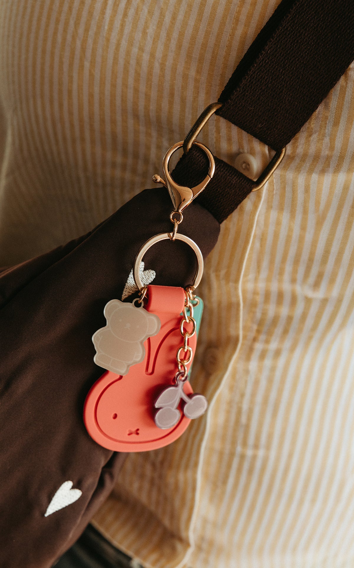 miffy CORAL Bag Charm | H13 x 9 x 0,5 CM