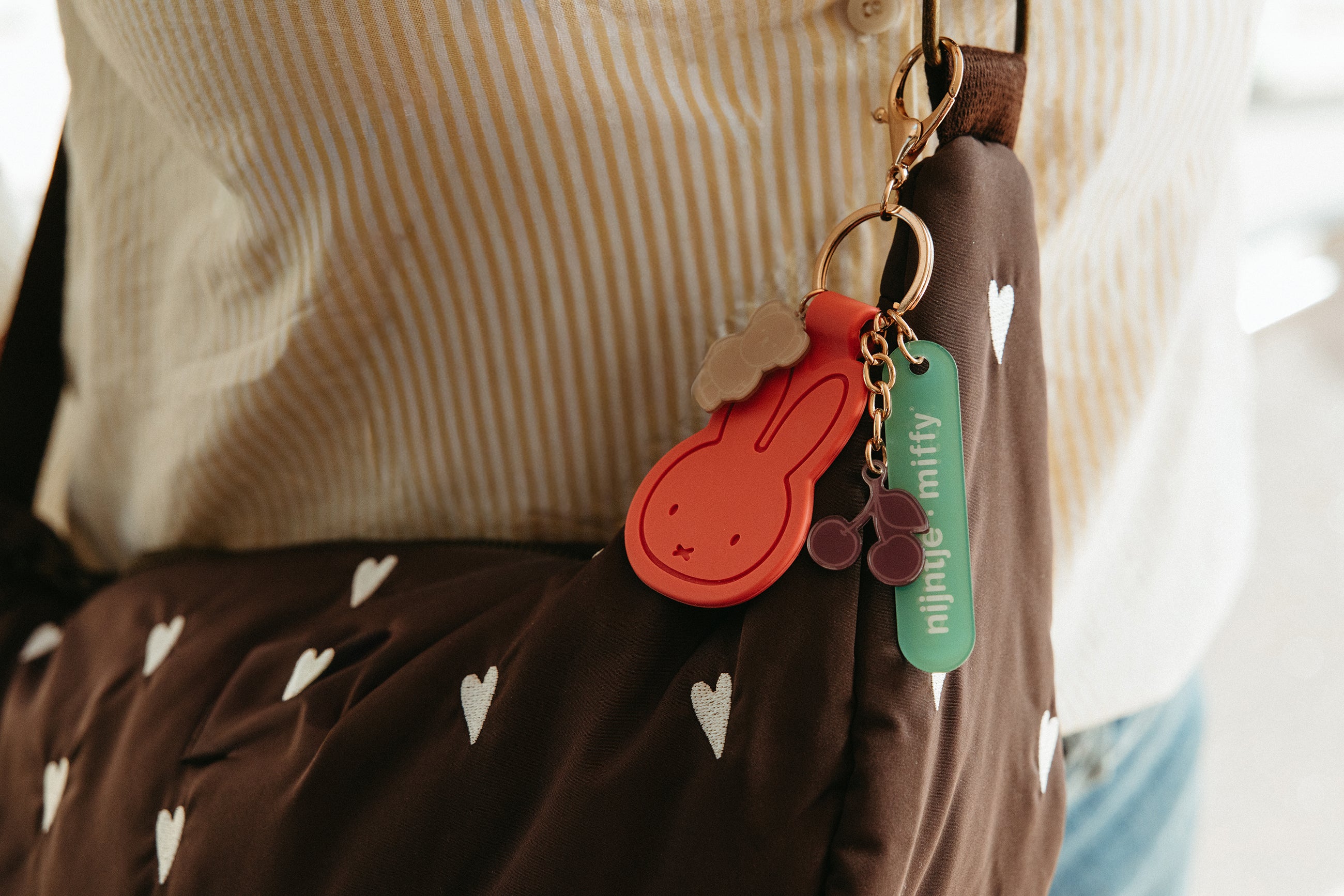 miffy CORAL Bag Charm | H13 x 9 x 0,5 CM