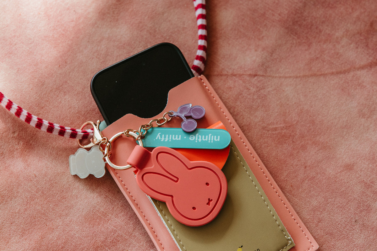 miffy CORAL Bag Charm | H13 x 9 x 0,5 CM