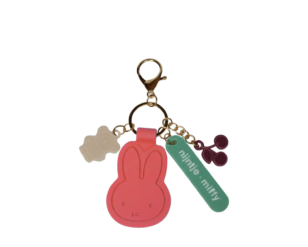 miffy CORAL Bag Charm | H13 x 9 x 0,5 CM