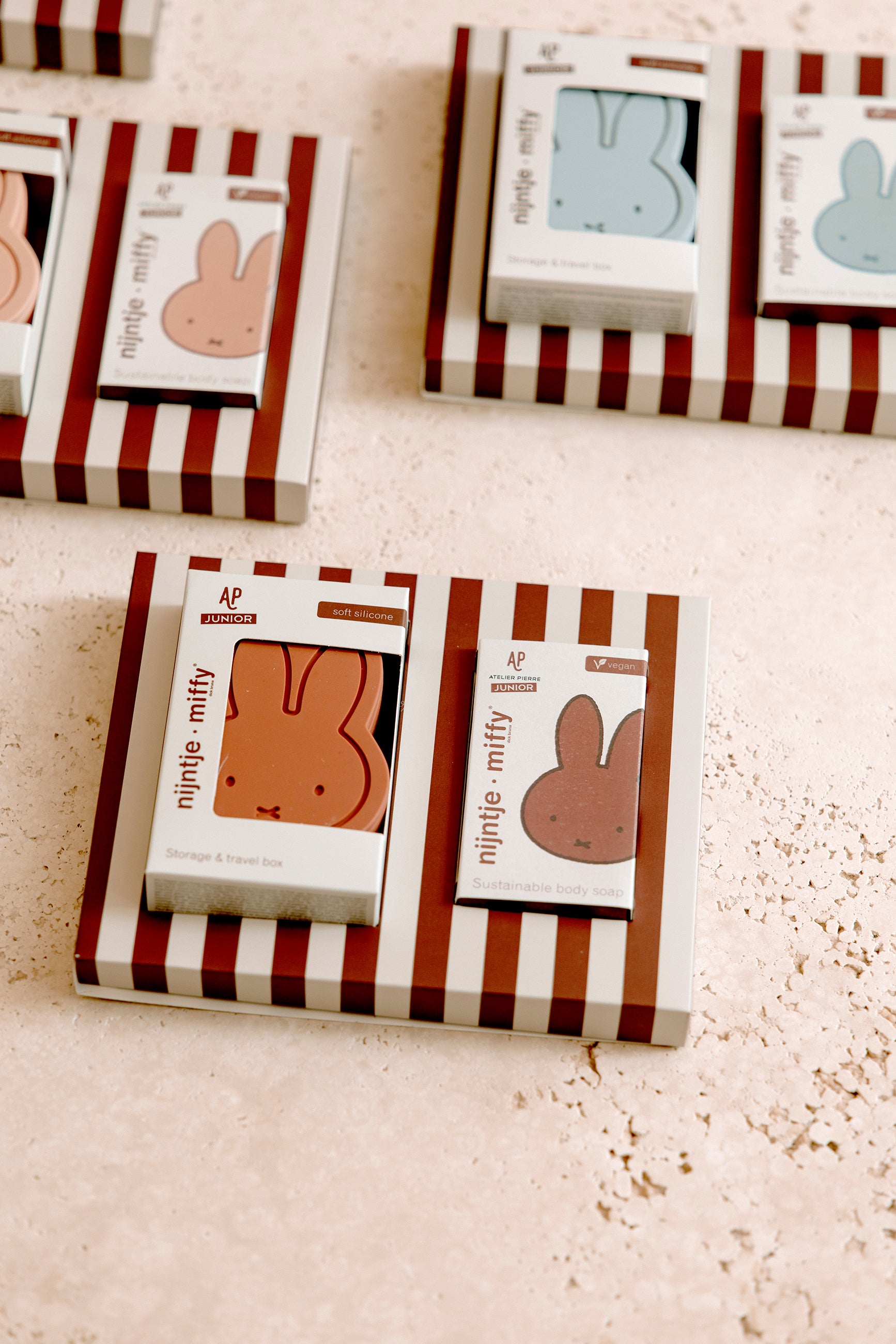 miffy SILVER BLUE Gift Box | soap + soap dish