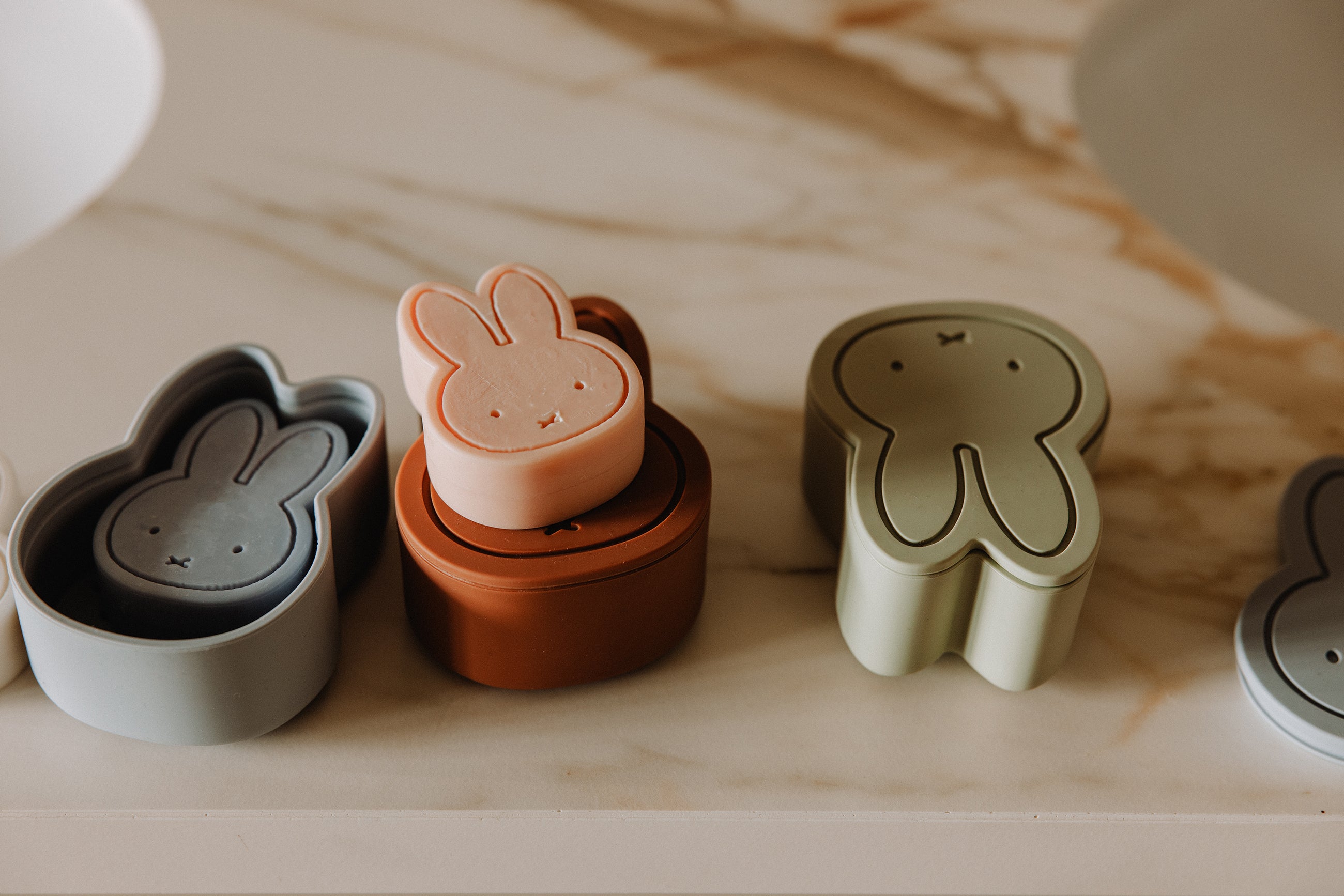 nijntje EUCALYPTUS Silicone Zeepdoosje | H10 x 5 x 7,5 cm