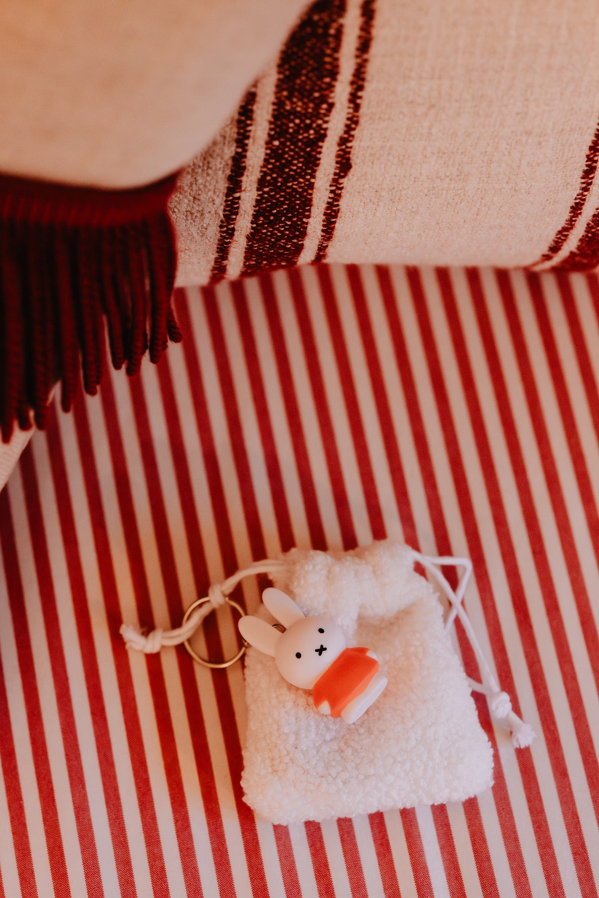nijntje ROOD Sleutelhanger | H6,2  Ø3,2 CM