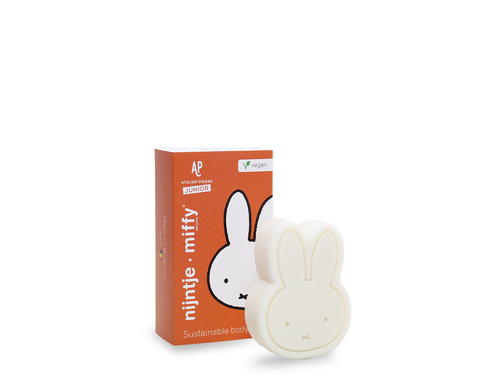 nijntje WIT Zeepje - ROOD Doosje | H7,6 x 5,5 x2,8 cm | 78 gr | Red Berry Parfum