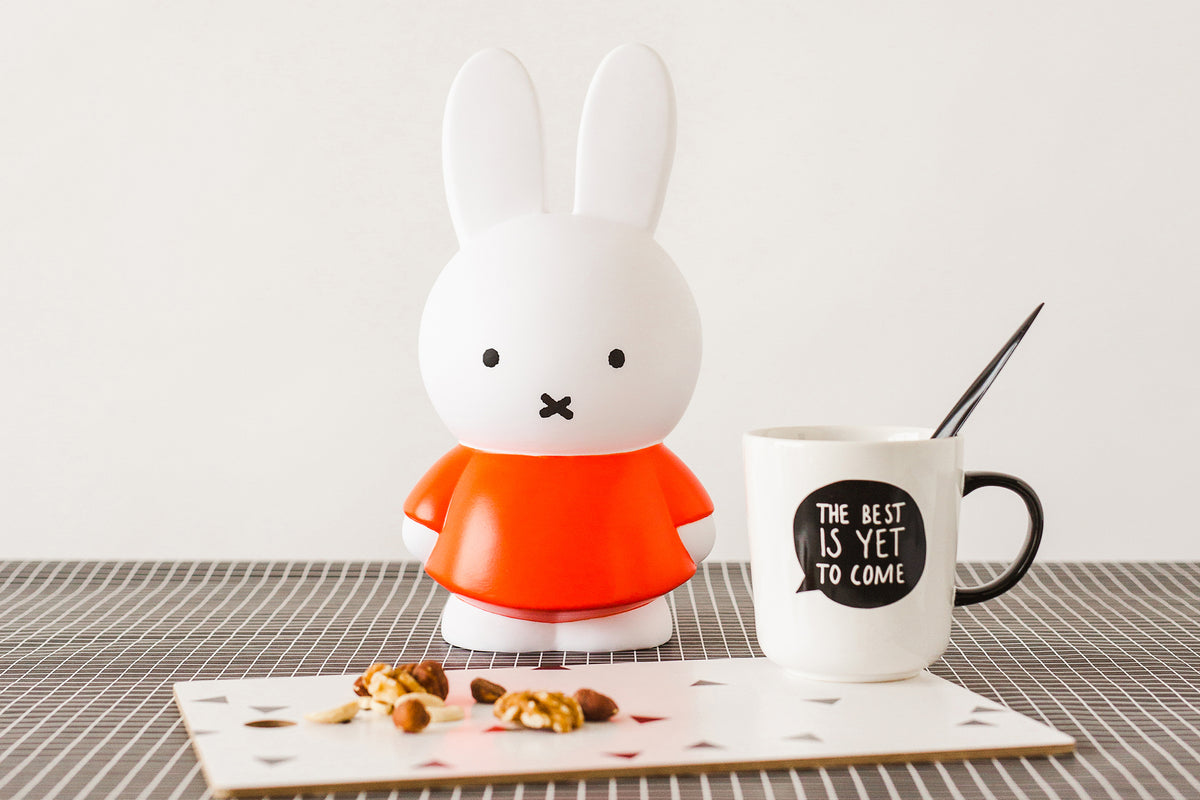 Miffy RED Piggy Bank Medium | H19 Ø10 CM