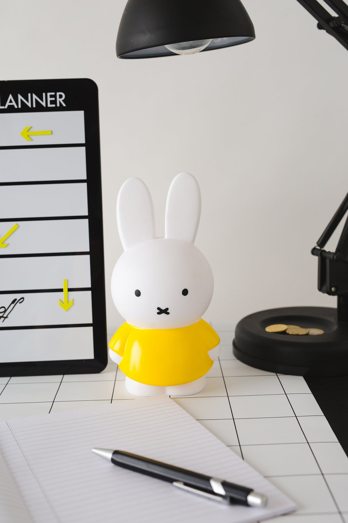 Miffy YELLOW Money Box Medium | H19 Ø10 CM