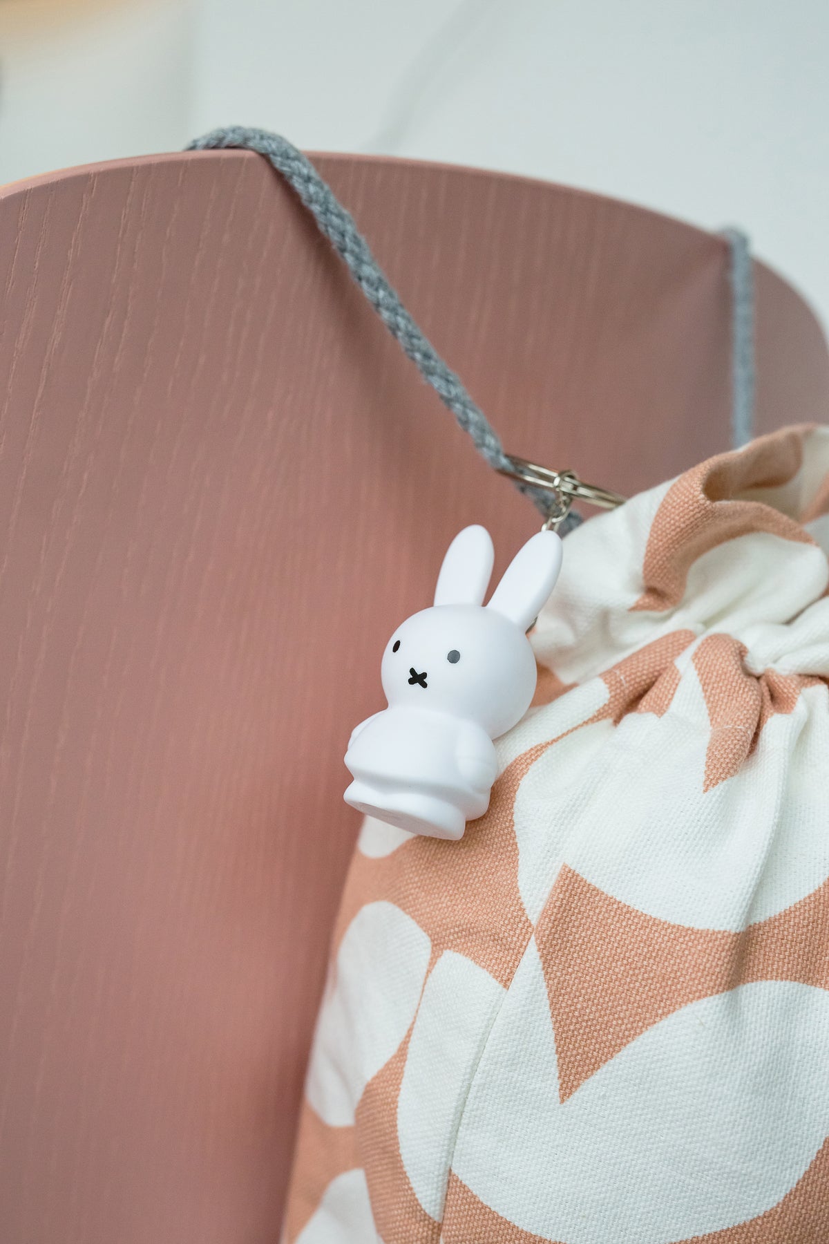 Miffy PUUR Porte-clés | H6,2 Ø3,2 CM