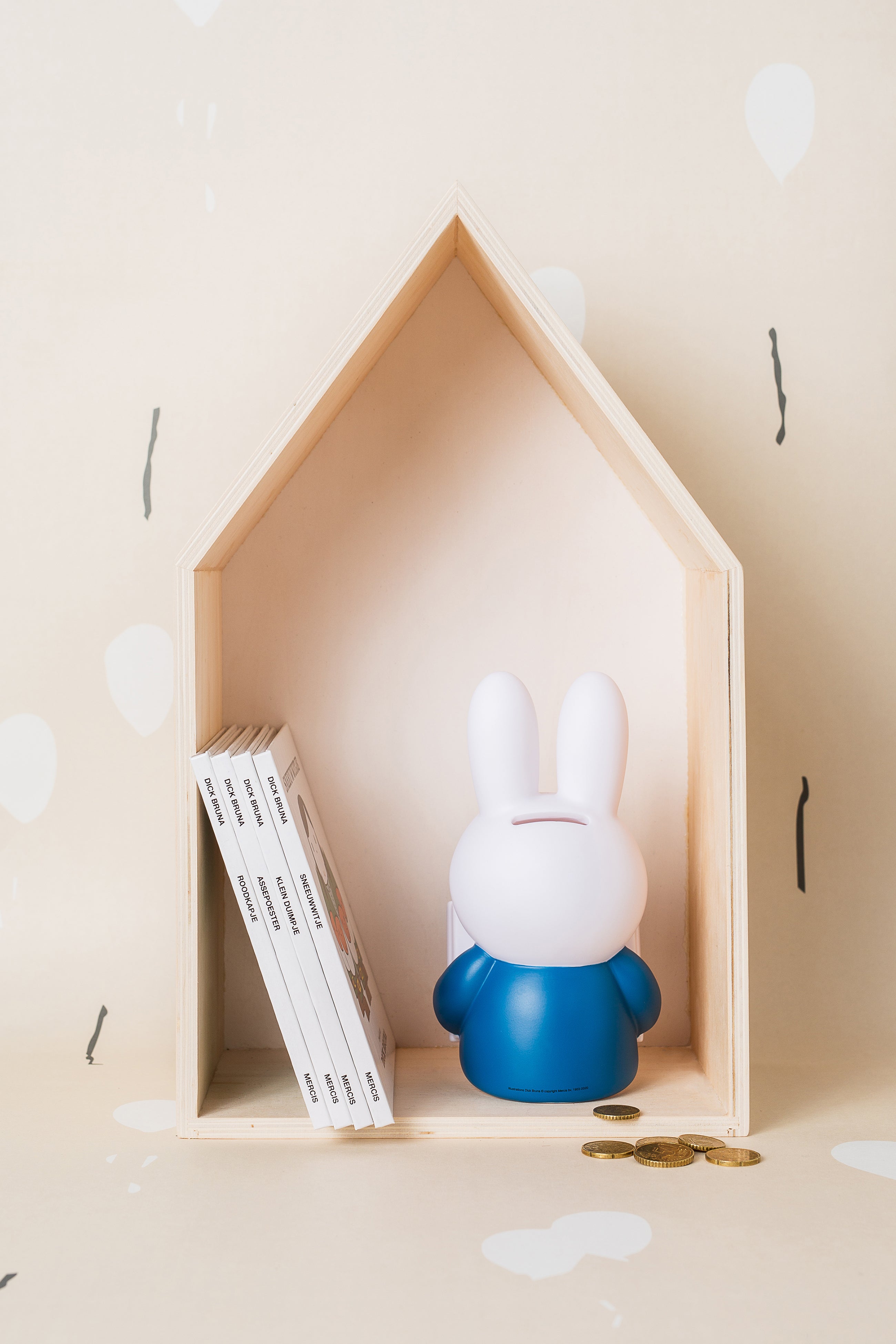 nijntje lit Tirelire BLEUE Medium | H19  Ø 10 CM