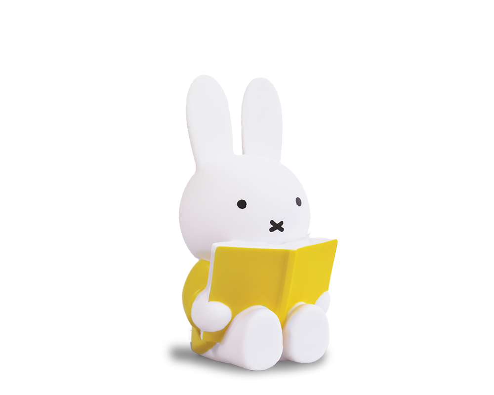 Miffy Reading YELLOW Money Box Medium | H19 Ø 10 CM