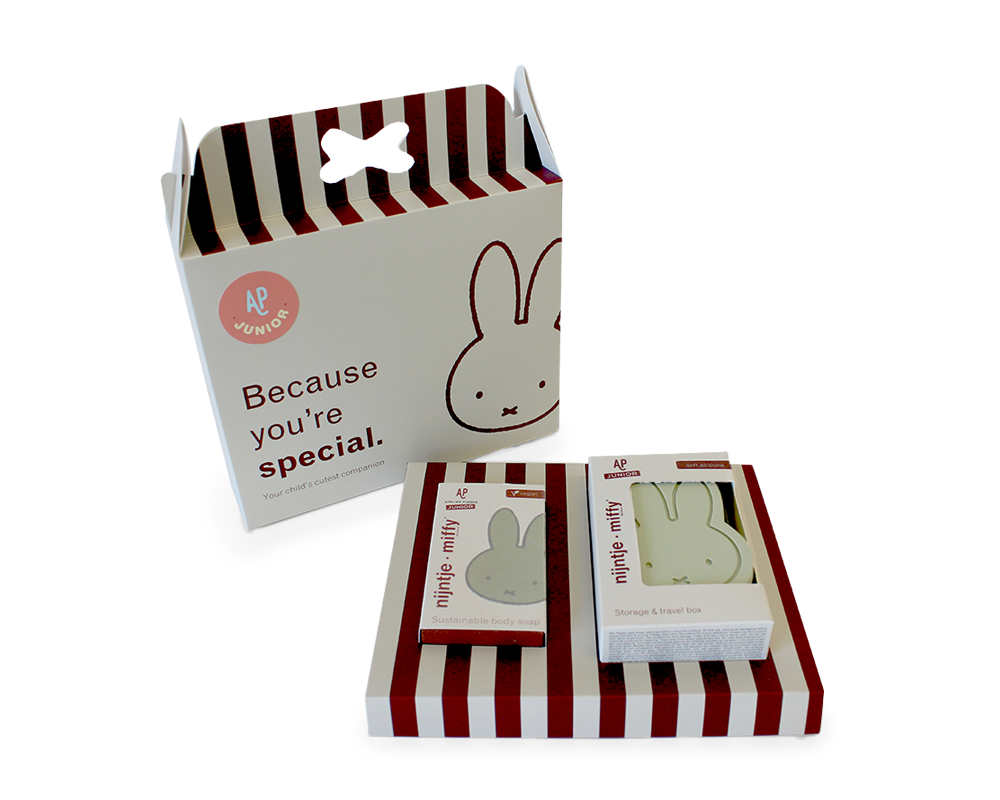 miffy EUCALYPTUS Gift Box | soap + soap dish