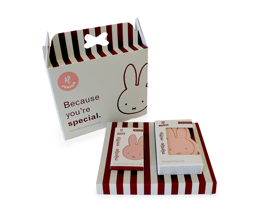 miffy POWDER Gift Box | soap + soap dish